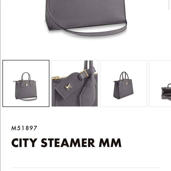 ✨🖤Louis Vuitton Gris City Steamer MM🖤✨ - Picture 3 of 13